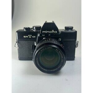 UNTESTED AS IS Minolta SRT 101 35mm SLR Camera with MC Rokkor-PG 50mm f/1.4 Lens